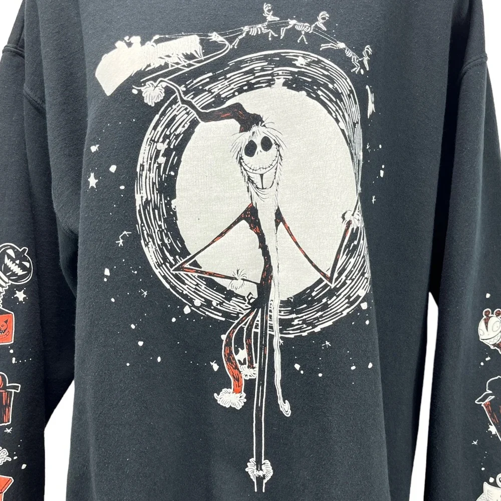 The Nightmare Before Christmas | Women’s Large | Jack Moon‎ Crewneck Sweatshirt